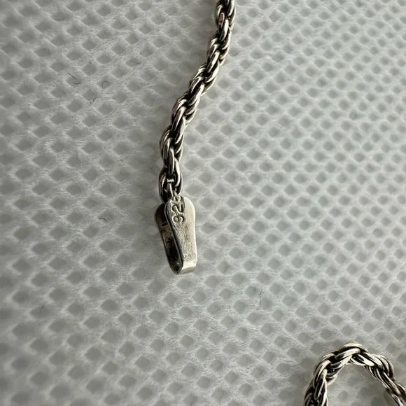 925 Sterling Silver Rope Chain - Picture 4 of 8